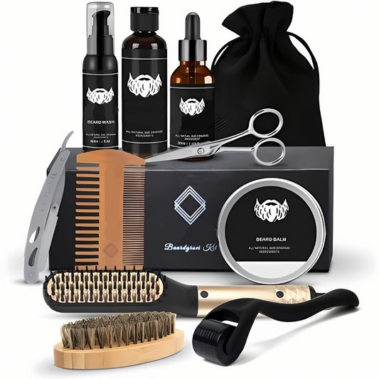 BaronBeard Luxury Beard Grooming Kit — Styling & Growth Set 1