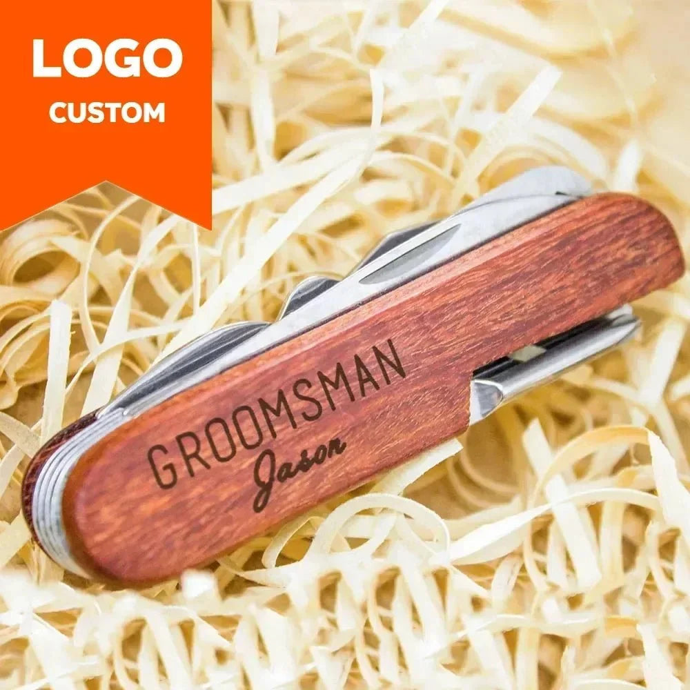 Corkscrew Personalized Rosewood — Custom Engraved Wine Opener 3