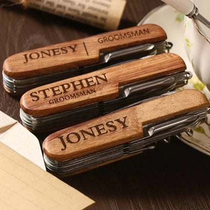 Corkscrew Personalized Rosewood — Custom Engraved Wine Opener 4