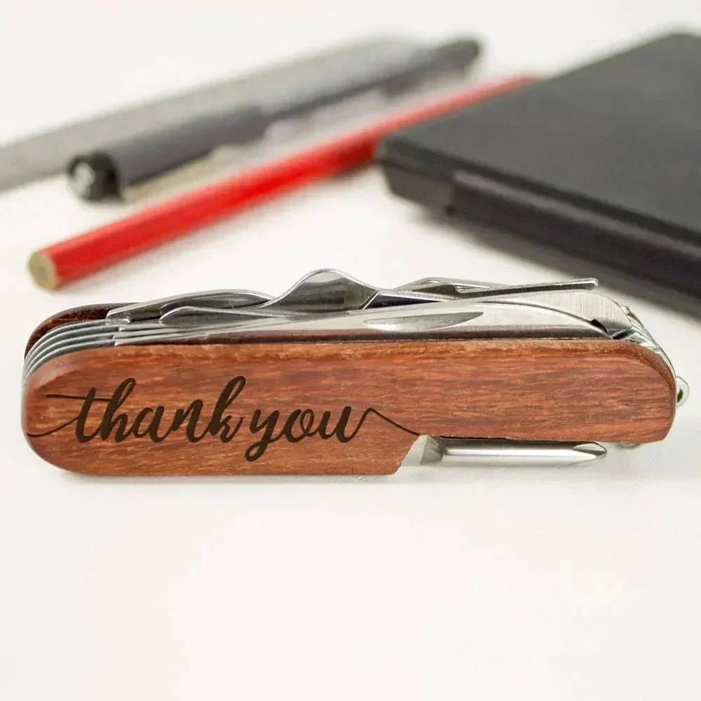 Corkscrew Personalized Rosewood — Custom Engraved Wine Opener 6