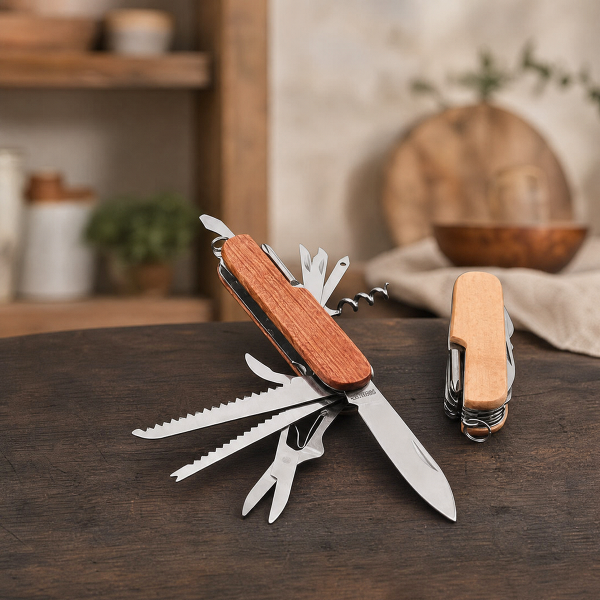 Corkscrew Personalized Rosewood — Custom Engraved Wine Opener 1