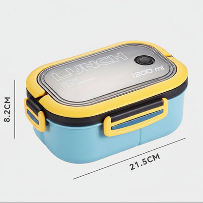 BENTOMATE Two-Tier Bento Lunch Box with Fork & Spoon 11