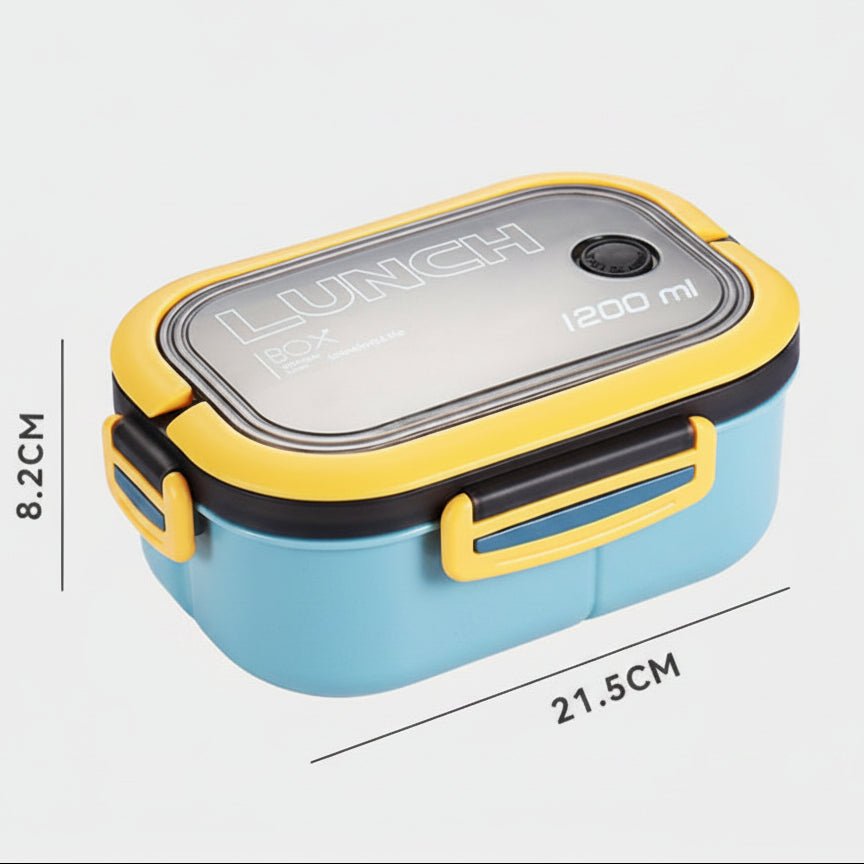 BENTOMATE Two-Tier Bento Lunch Box with Cutlery Set 11