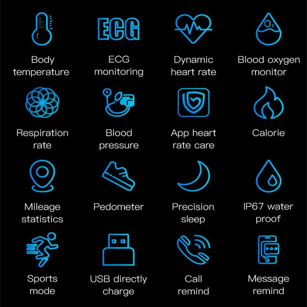 BIOWATCH Smartwatch — ECG, Blood Pressure & Sleep Tracker 10