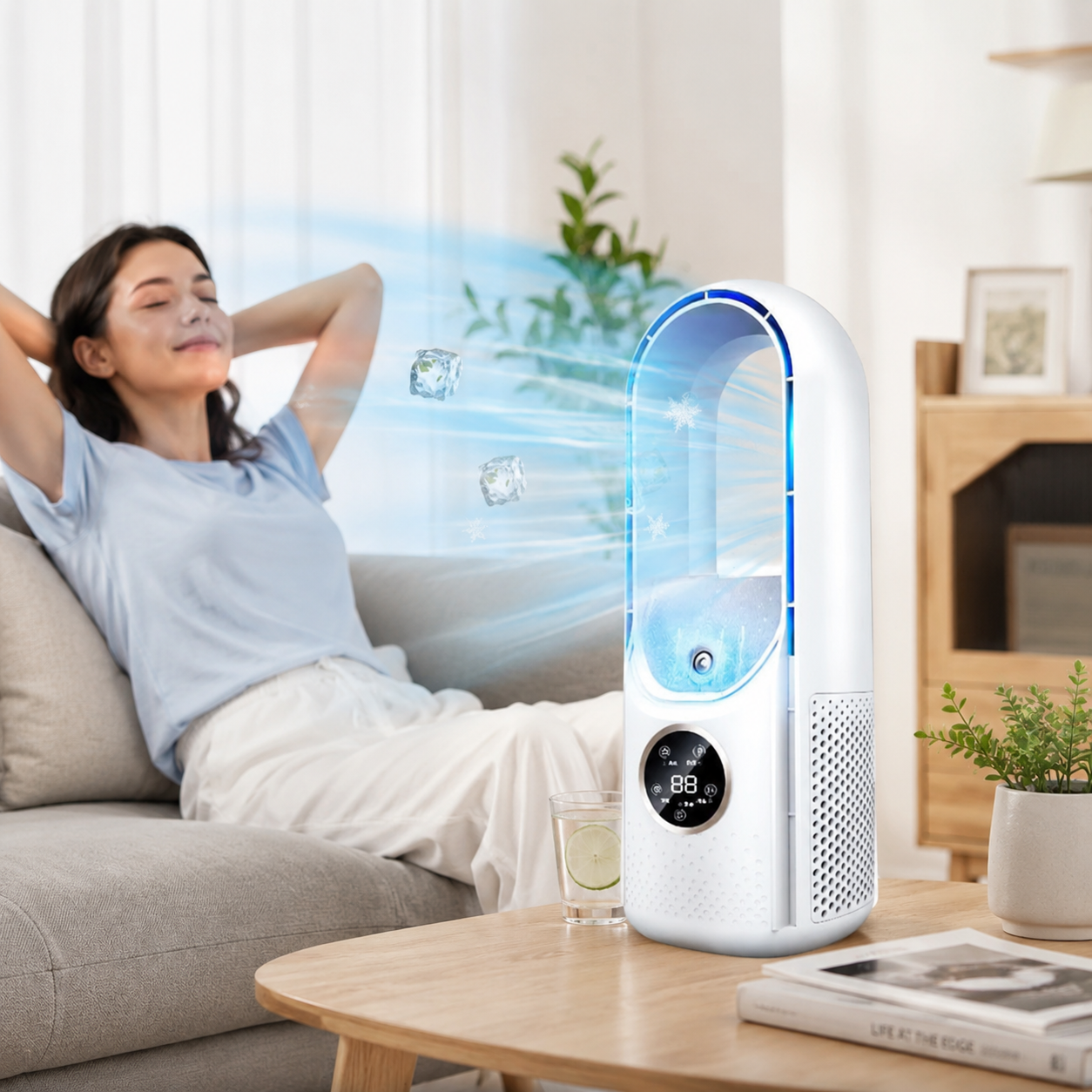 Bladeless Air Cooler — Compact Wireless & Silent Cooling 2