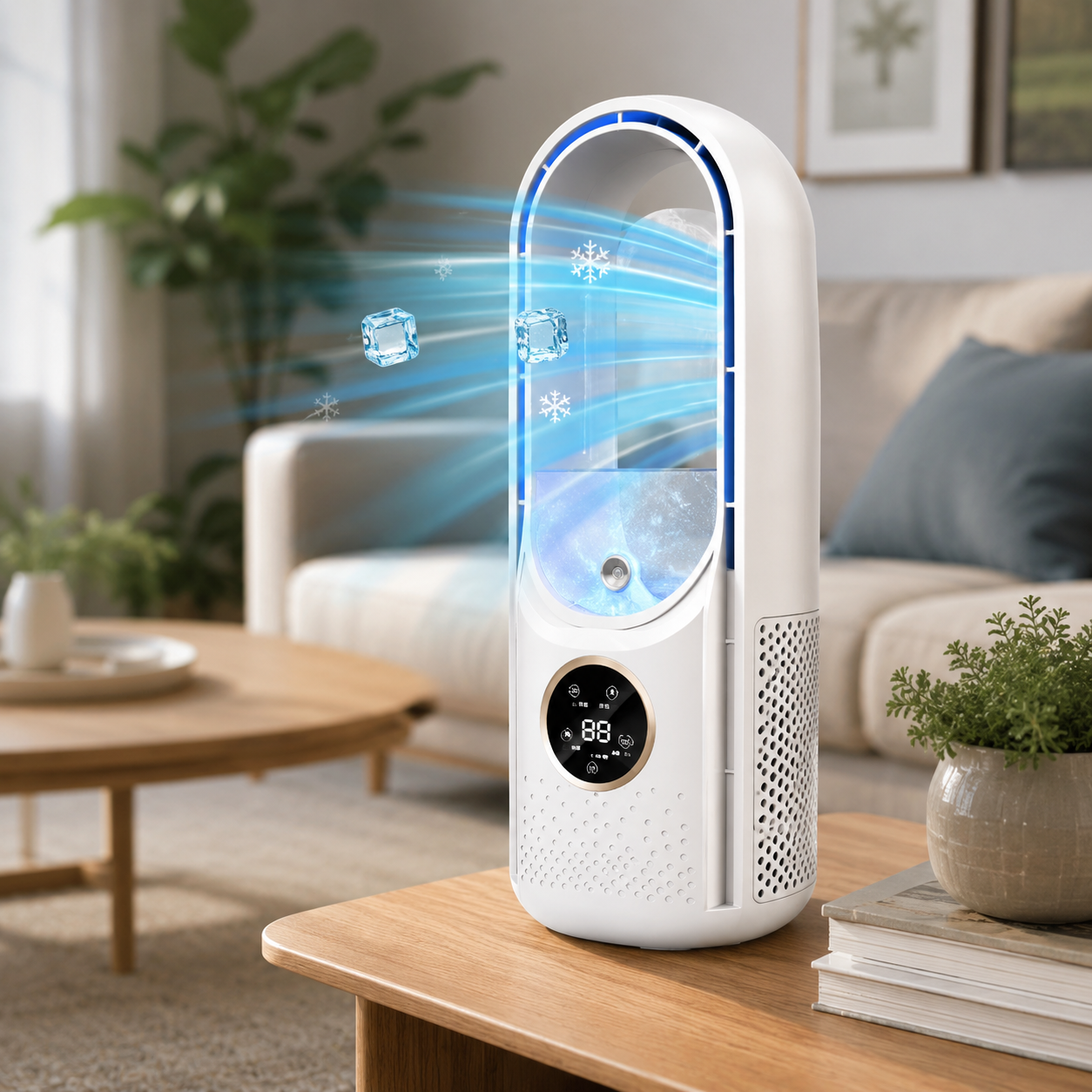 Bladeless Air Cooler — Compact Wireless & Silent Cooling 3