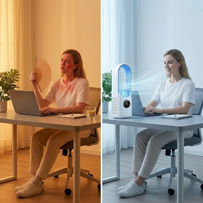 Bladeless Air Cooler — Compact Wireless & Silent Cooling 7