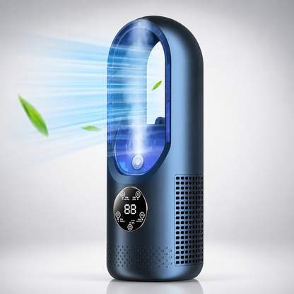 Bladeless Air Cooler — Compact Wireless & Silent Cooling 8