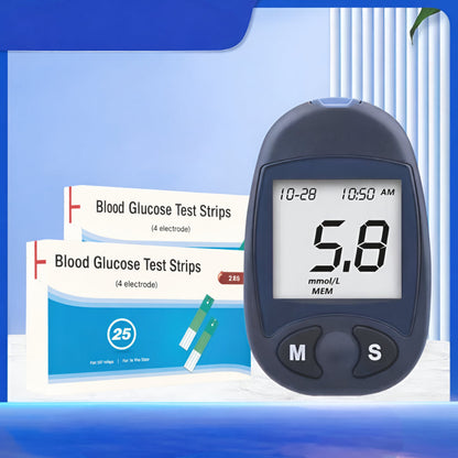 Blood Glucose Monitor Kit — Home Blood Sugar Test Meter 5