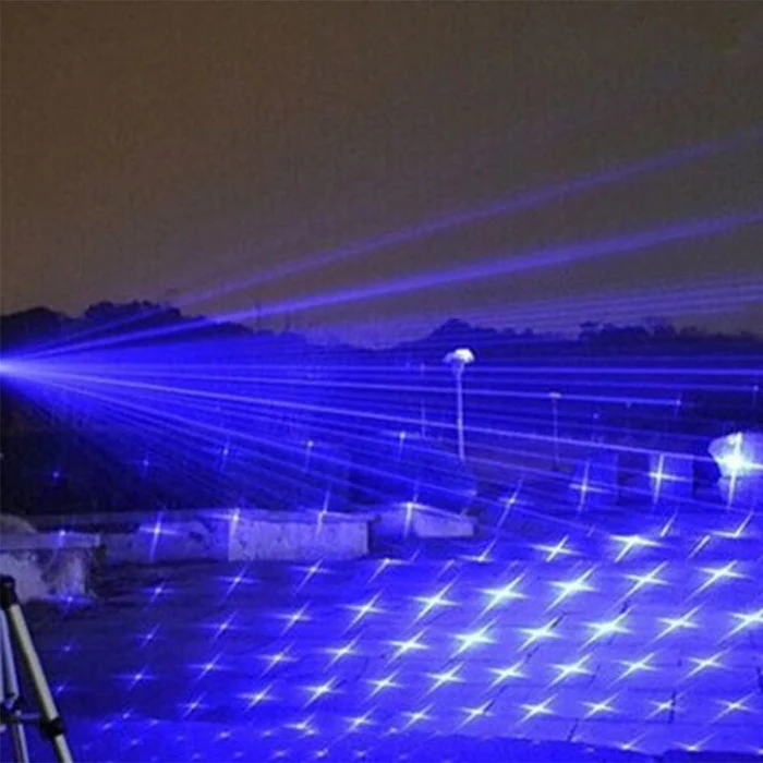 Blue High-Power Tactical Laser Torch — Military Grade Flashlight 5