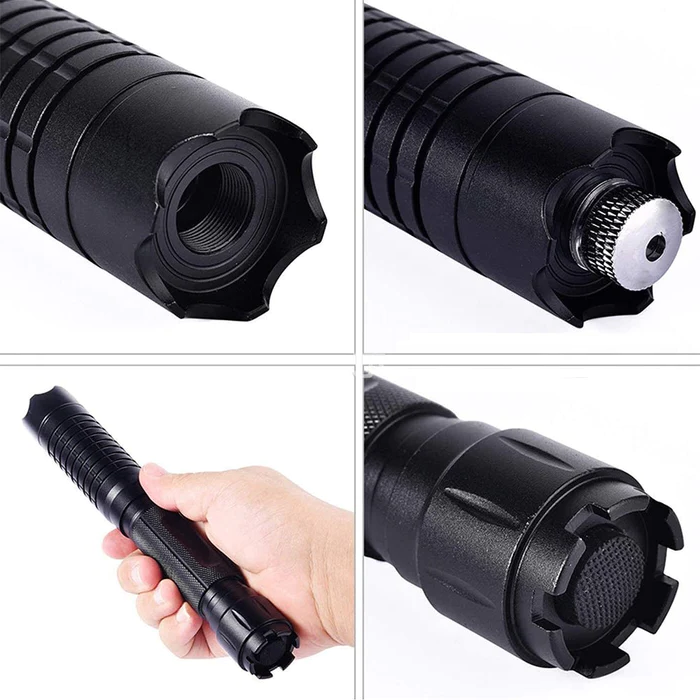 Blue High-Power Tactical Laser Torch — Military Grade Flashlight 6