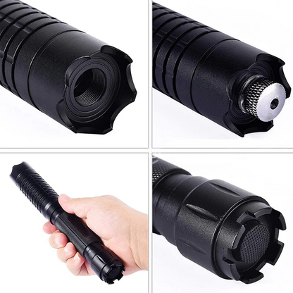 Blue High-Power Tactical Laser Torch — Military Grade Flashlight 6