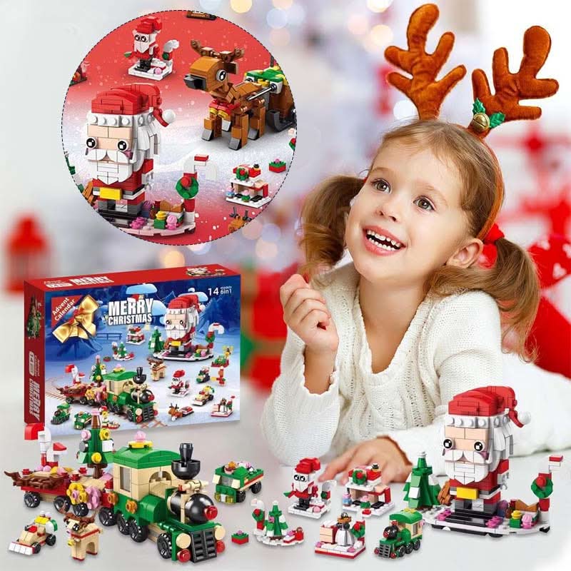 BuildBlocks Advent Calendar — 12 Christmas Tree Building Blocks 2