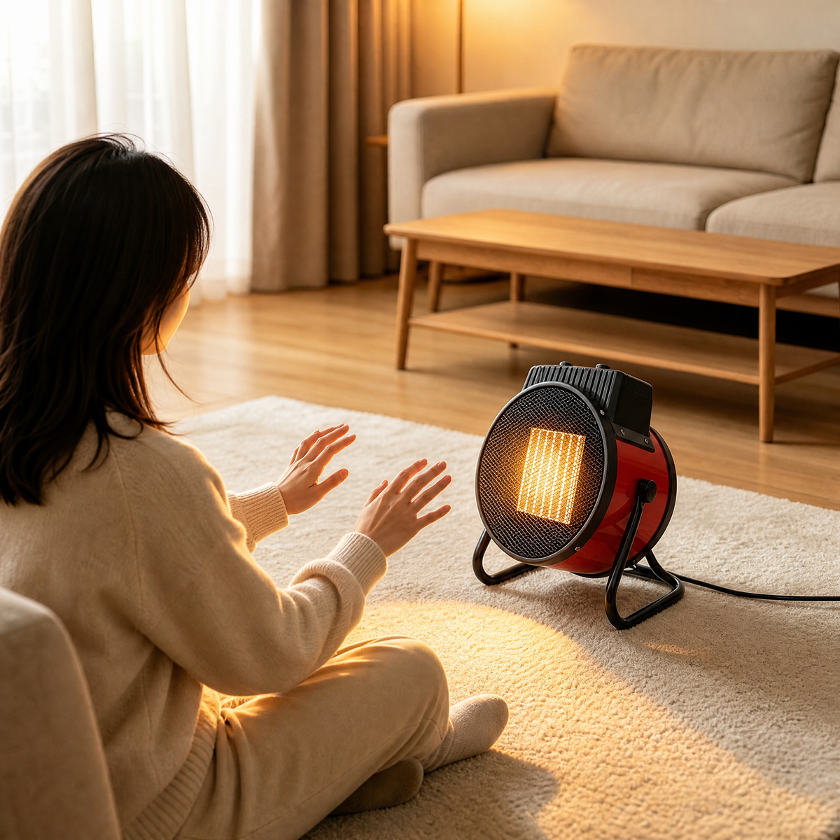 Ceramic PTC Fan Heater Industrial Style — 1500W to 3000W 2