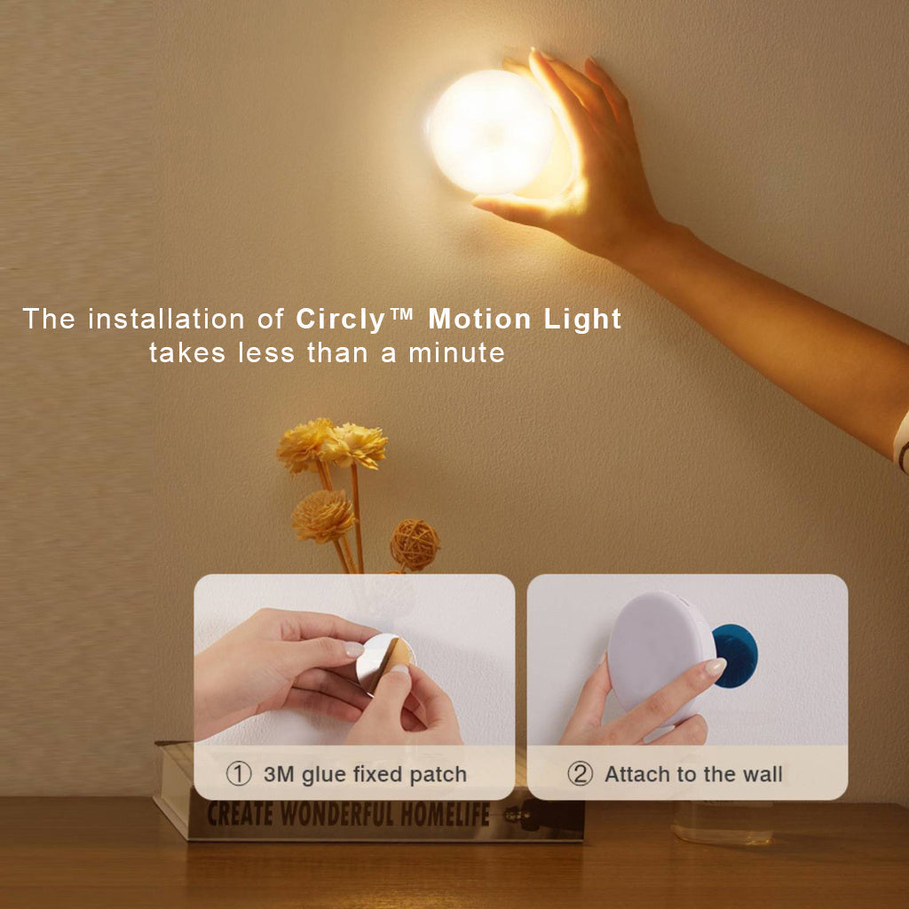 Circly Motion Light — Wireless LED Night Light Sensor 5