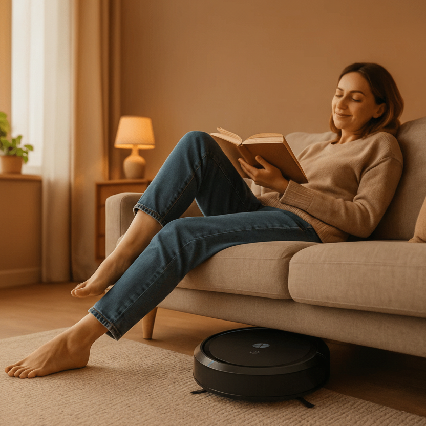 CLEANBOT Robot Vacuum with Mop & Smart Navigation — 16H 3