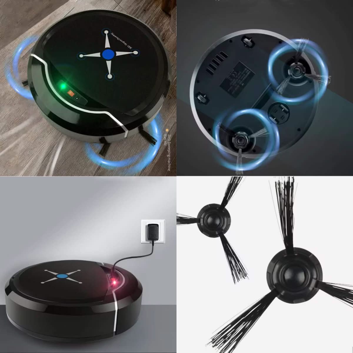 CLEANBOT Robot Vacuum with Mop & Smart Navigation — 16H 7