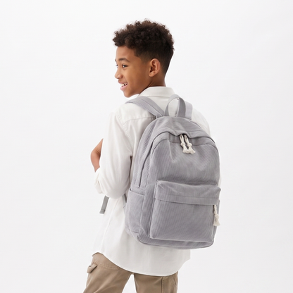 Corduroy Backpack — Laptop-Friendly School & Everyday Bag 9