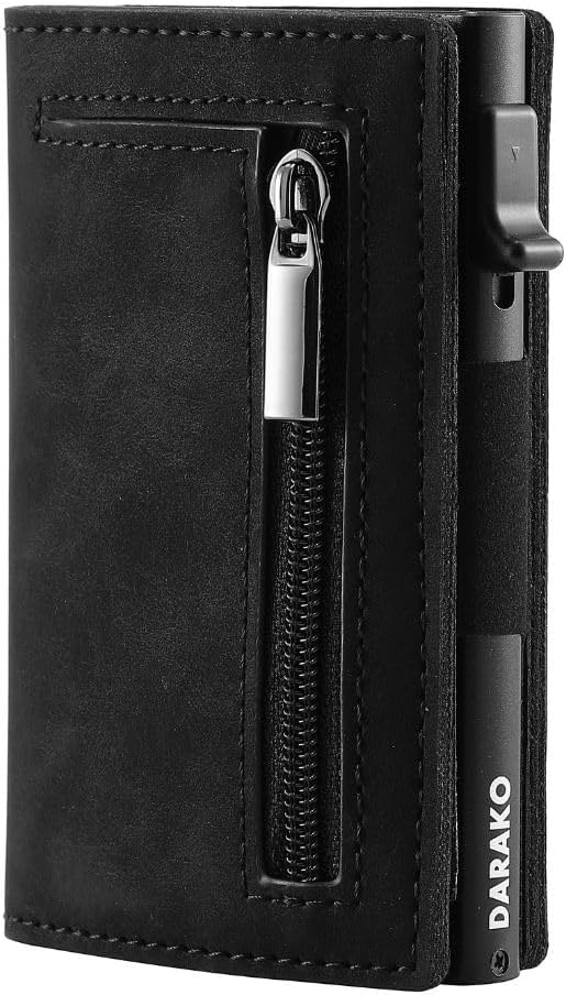 CoreSlide RFID Slim Wallet — Genuine Leather & Aluminum 2