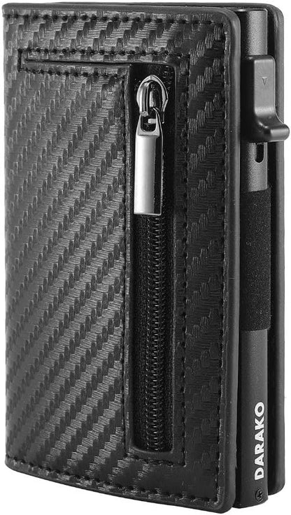 CoreSlide RFID Slim Wallet — Genuine Leather & Aluminum 5