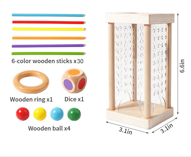 Montessori Toys — CountiStix Wooden Counting Sticks for Kids 10