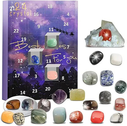 Crystal Gems Advent Calendar — 24 Natural Crystals & Minerals 2