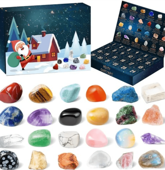 Crystal Gems Advent Calendar — 24 Natural Crystals & Minerals 5