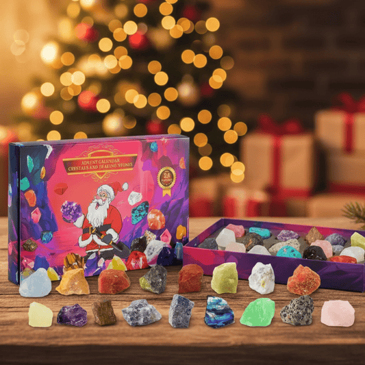 Crystal Gems Advent Calendar — 24 Natural Crystals & Minerals 1