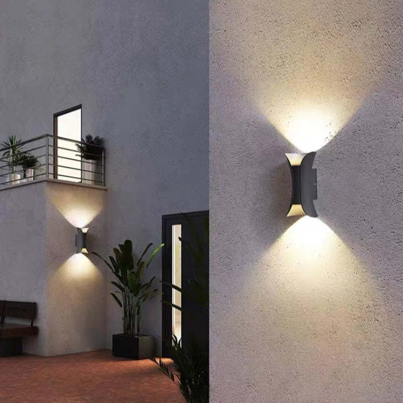 Curved Outdoor LED Wall Light — IP65 Waterproof Garden Lamp 4