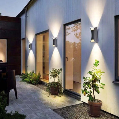 Curved Outdoor LED Wall Light — IP65 Waterproof Garden Lamp 8