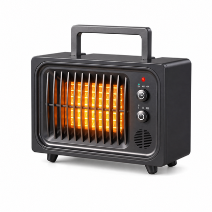 Desktop Mini Ceramic Heater with Remote Control — 600W PTC 1