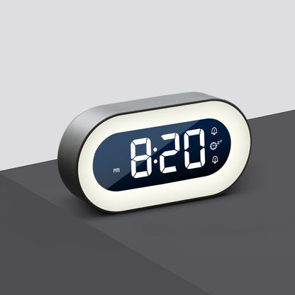 Digital Alarm Clock with Night Light — LED Bedside Clock 10