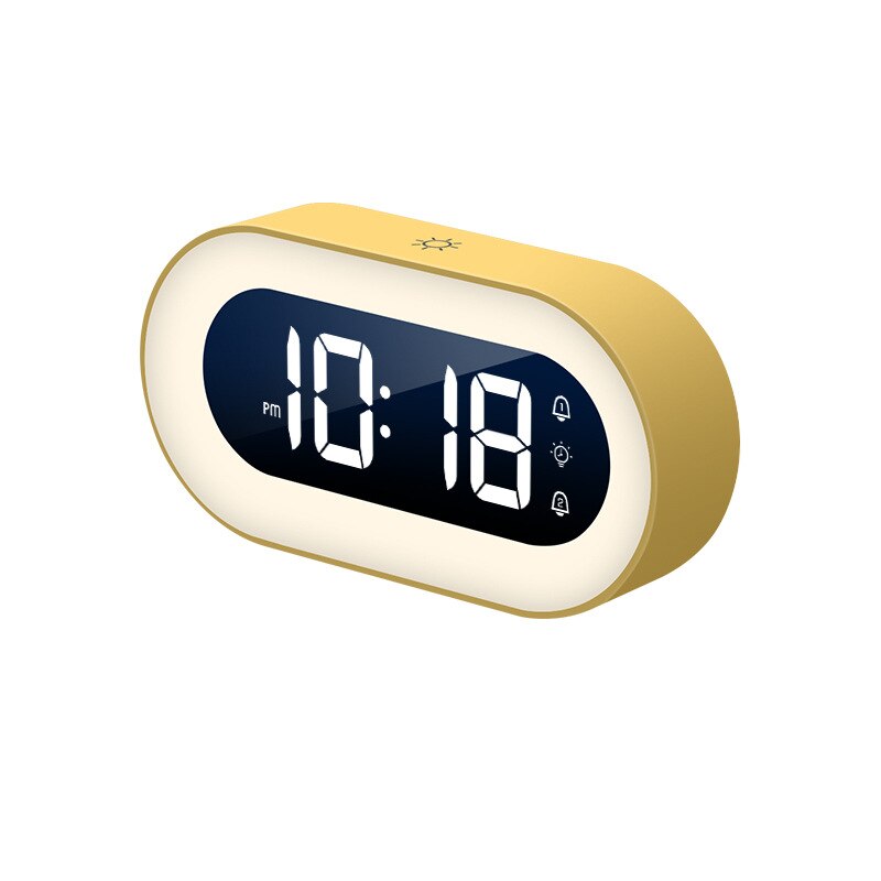 Digital Alarm Clock with Night Light — LED Bedside Clock 5