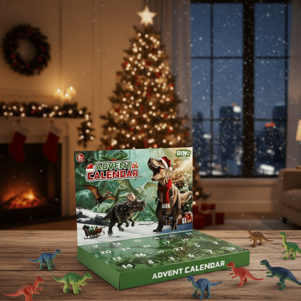 Advent Calendar 2025 — 24 Dinosaur Toy Surprises for Kids 8