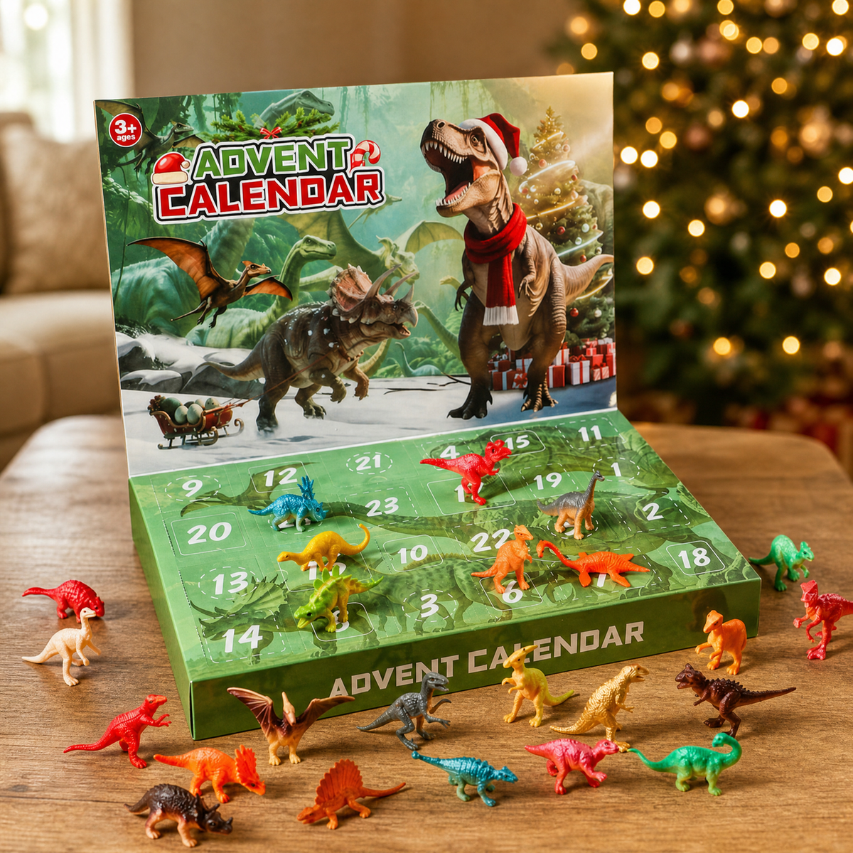 Advent Calendar 2025 — 24 Dinosaur Toy Surprises for Kids 1