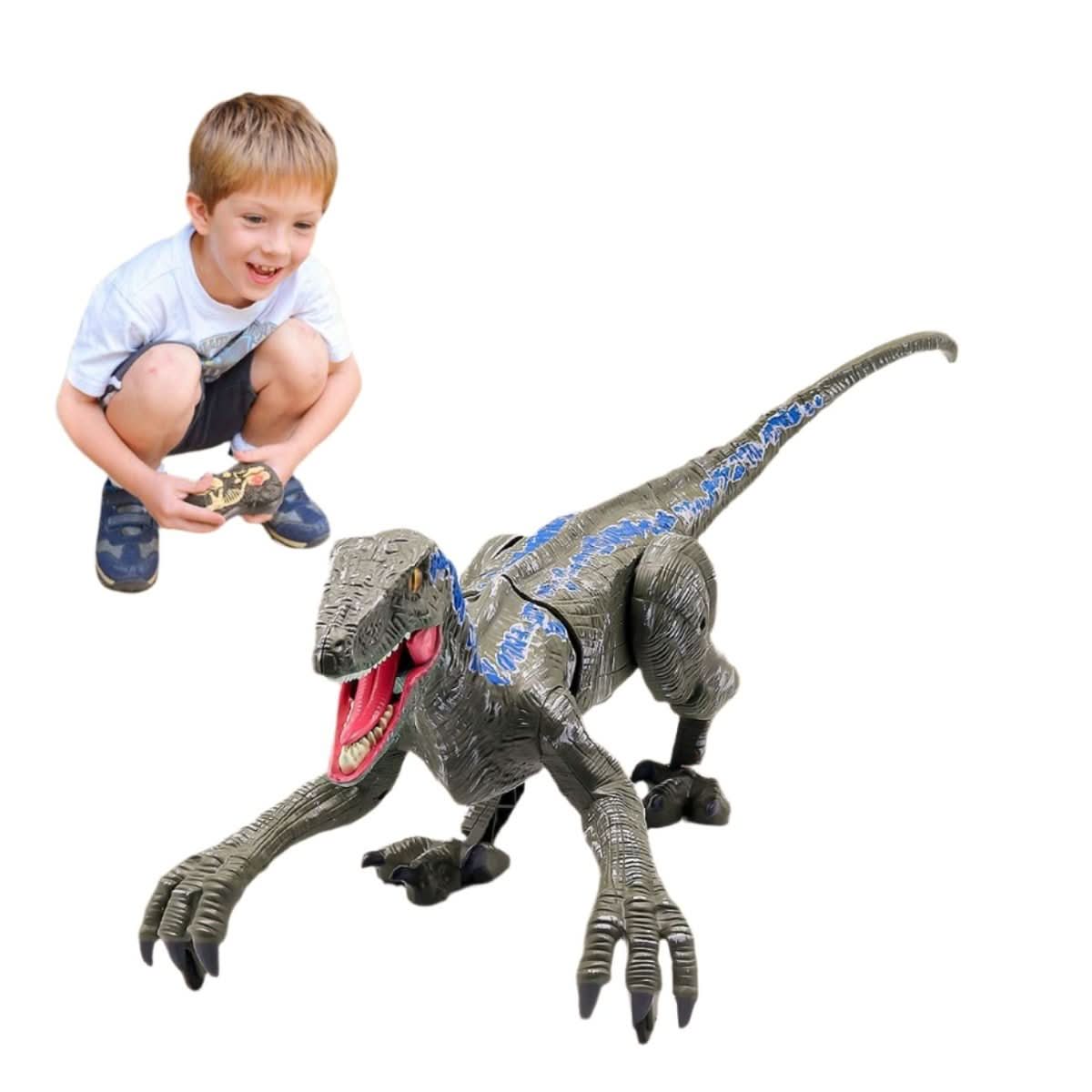 Dinosaur Toy with Lights & Sounds — Dinorex Velociraptor 6