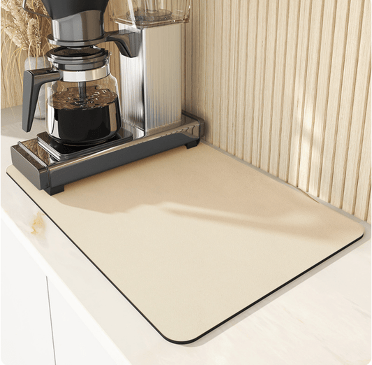 Dish Drying Mat — Fast-Absorbing Diatomite Kitchen Pad 1