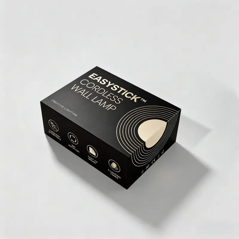 EasyStick Cordless Wall Lamp — 360° Dimmable USB-C Light 17