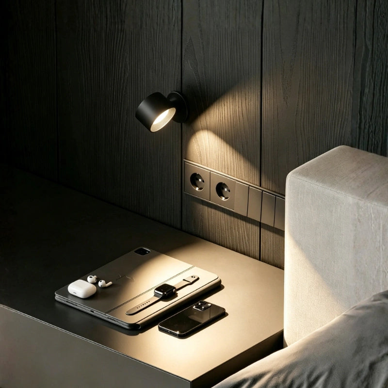 EasyStick Cordless Wall Lamp — 360° Dimmable USB-C Light 3