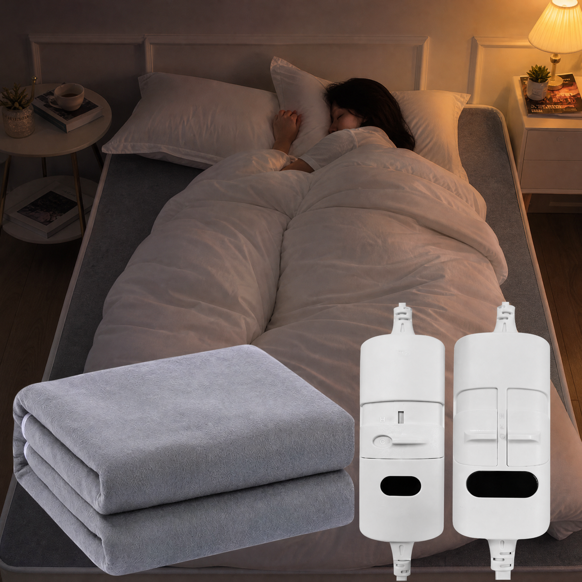 Electric Heated Underblanket 220V — High & Low Heat Settings 4