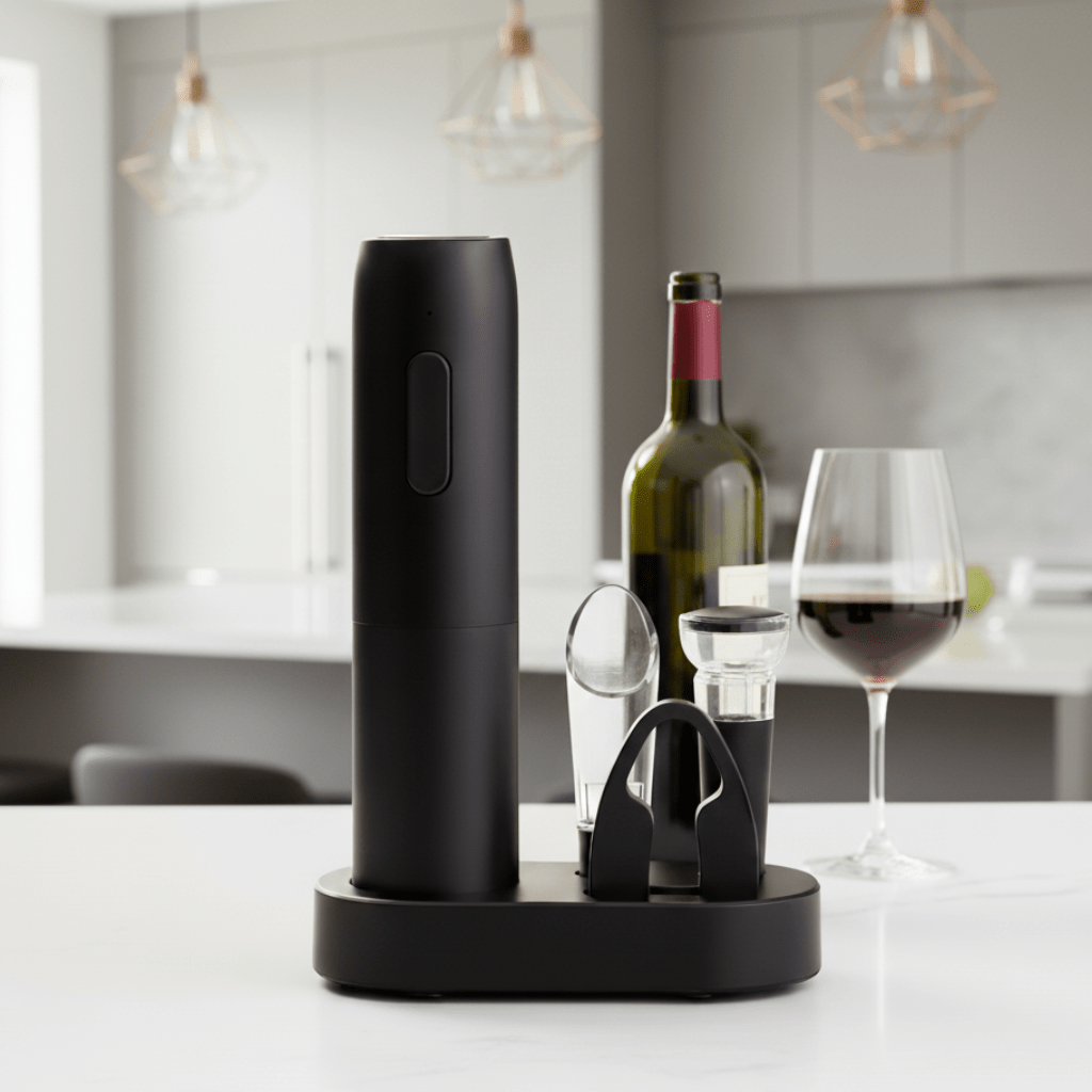 Electric Wine Opener 4-in-1 Rechargeable Set — Up to 80 Bottles 2