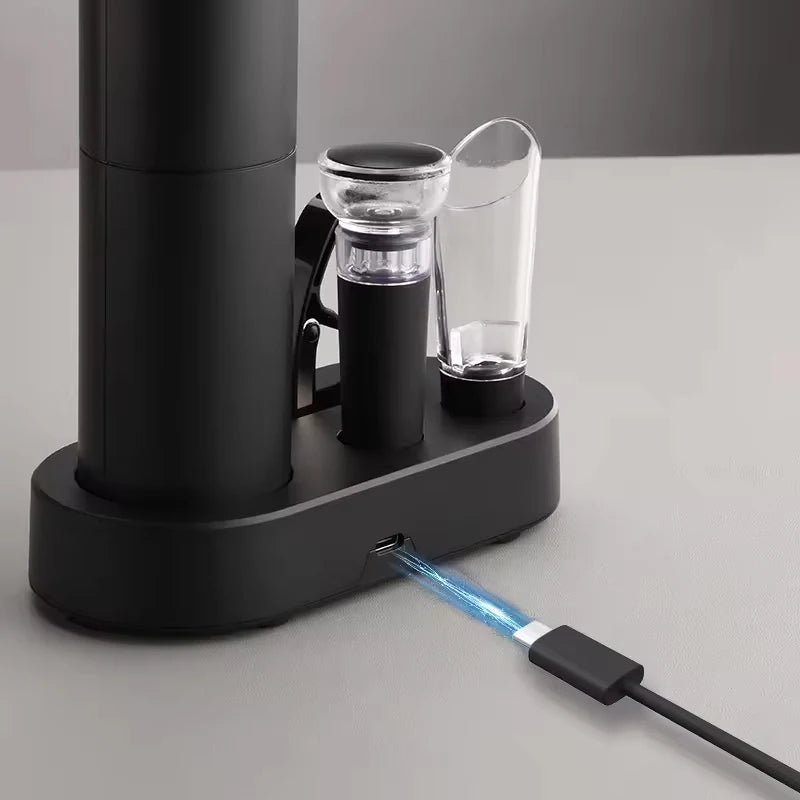 Electric Wine Opener 4-in-1 Rechargeable Set — Up to 80 Bottles 6