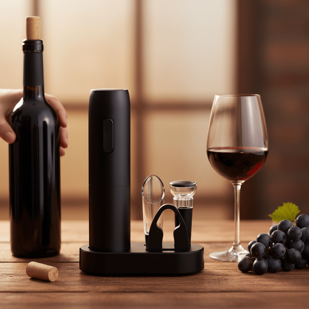 Electric Wine Opener 4-in-1 Rechargeable Set — Up to 80 Bottles 8