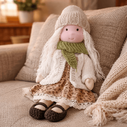 Waldorf Doll Handmade — Elora 28 cm Cotton, 37 Styles 9