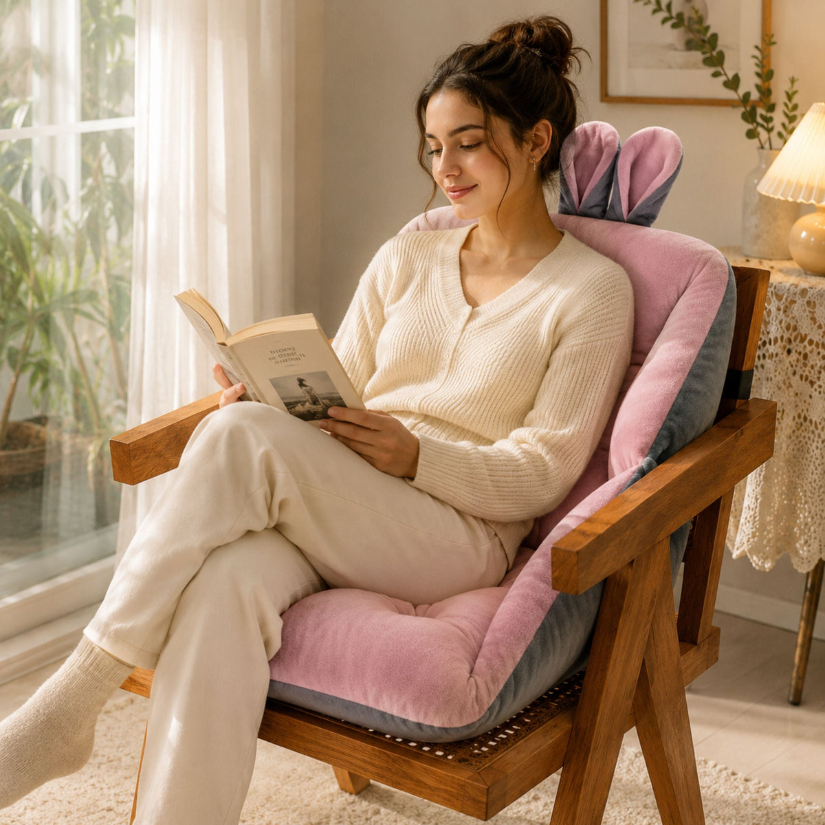Ergonomic Coccyx Cushion — Memory Foam Back Pain Relief 3