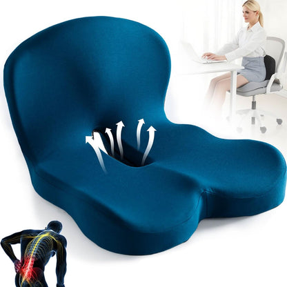 Ergonomic Memory Foam Lumbar Support Cushion — Chair & Car 13