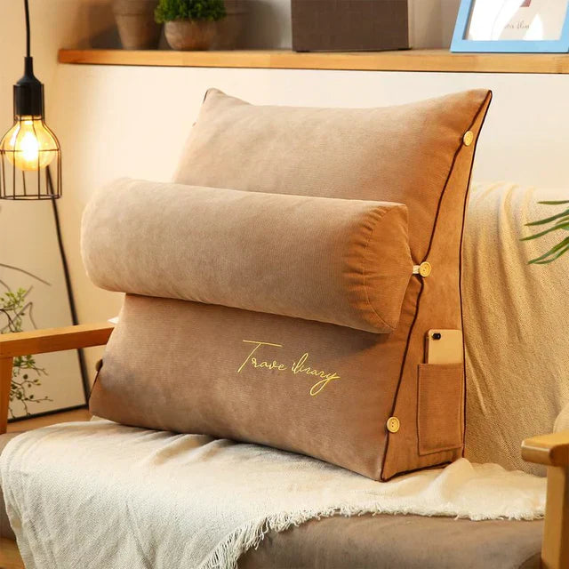 Ergonomic Wedge Back Support Pillow — Lumbar & Neck Relief 4