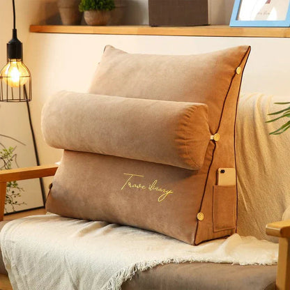 Ergonomic Wedge Back Support Pillow — Lumbar & Neck Relief 4