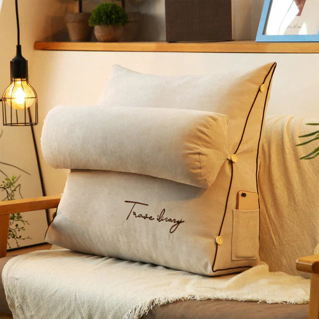 Ergonomic Wedge Back Support Pillow — Lumbar & Neck Relief 6