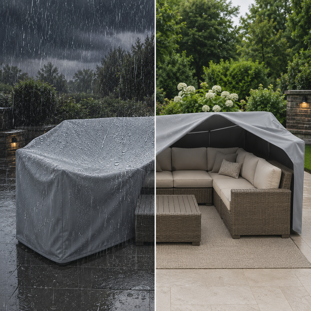EVERDRAPE Outdoor Furniture Cover — UV & Rain Protection 3